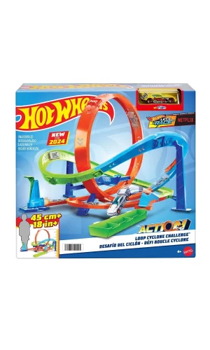 Htk16 Hot Wheels Bumerang Çemberli Yarış Pisti