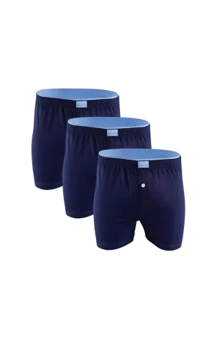 Huma One Erkek Havlu Bel Düz Boxer 2174 3 Adet