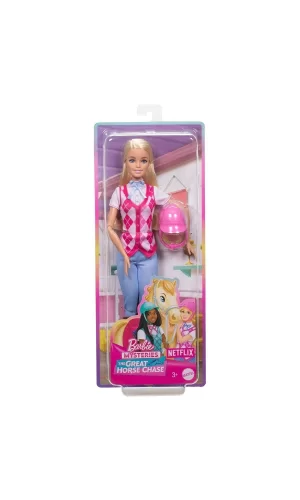 Hxj38 Barbie Binici Bebek - Malibu -barbie Mysteries: The Great Horse Chase