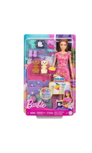 Hxn01 Barbie Ve Köpekçikleri Pijama Partisi