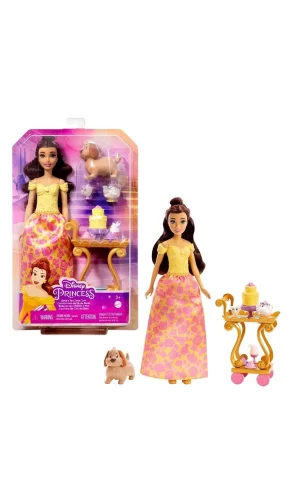 Hym34 Disney Prenses Belle İle Çay Saati Oyun Seti - Bebek Dahil Değildir.