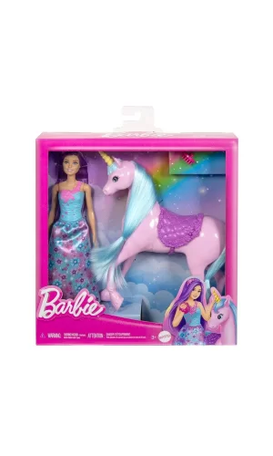Hyt62 Barbie Ve Tek Boynuzlu Atı