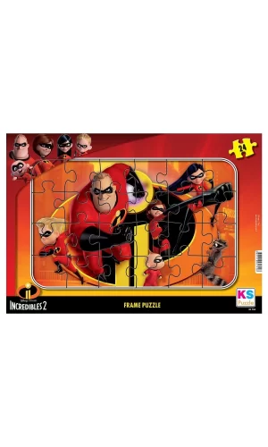 Inc 704 Incredibles 2 Frame Puzzle 24 Parça