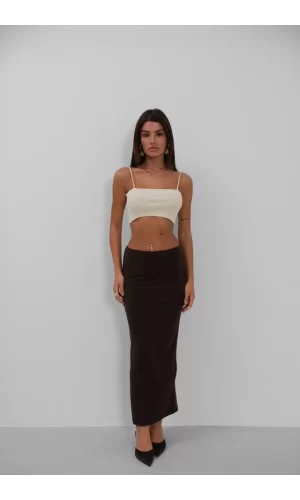İnce Askılı Crop Top