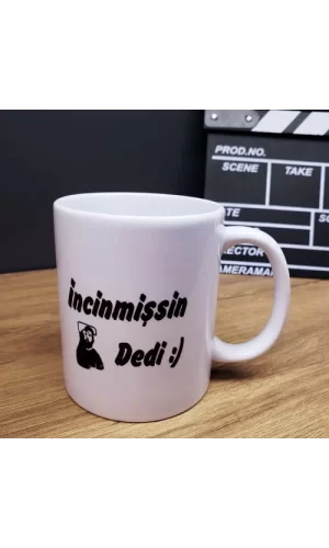 İncinmişsin Dedi Tasarımlı Kupa Bardak