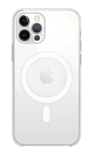 Iphone 12 Pro Kılıf Kamera Lens Korumalı Magsafe Destekli Şeffaf Darbe Emici Sert Kapak
