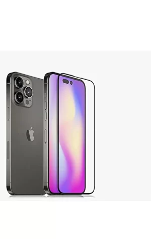 Iphone 14 Pro Max Uyumlu 9d Tam Kaplayan Parmak Izi Bırakmayan Ekran Koruyucu Film