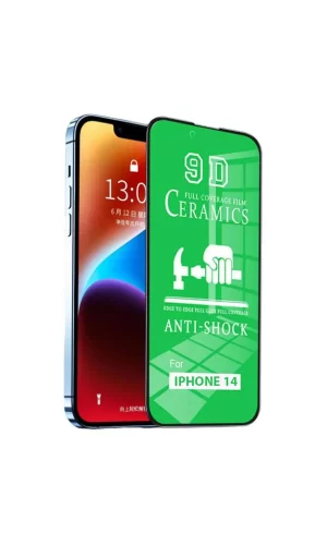 Iphone 14 Uyumlu 9d Tam Kaplayan Parmak Izi Bırakmayan Ekran Koruyucu Film