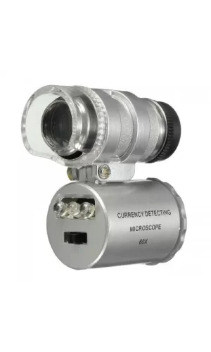 Iphone5 Için Uyumlu Kapaklı Lens Mikroskop Taşınabilir Mini Cep Boyutu Led Mikroskop No.9882ip5ii