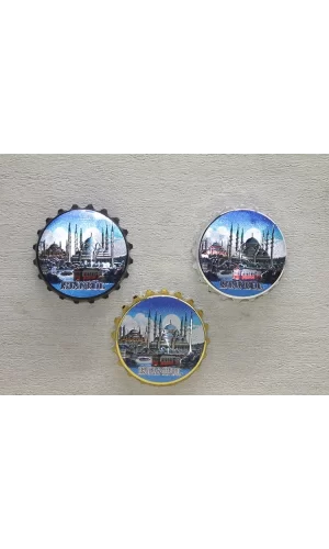 İstanbul Temalı Metal Magnet Alk4339