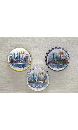 İstanbul Temalı Metal Magnet Alk4341