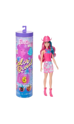Jcp01 Barbie Color Reveal - Renk Değiştiren Sürpriz Barbie Disco Star Serisi