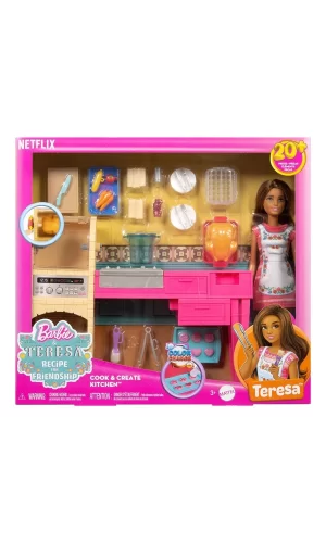 Jct06 Teresa Ve Mutfağı Oyun Seti - Barbie And Teresa Recipe For Friendship