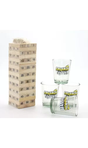 Jenga Shot Bardak Oyunu Model 2
