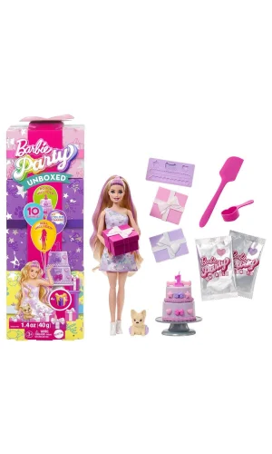 Jfg68 Barbie Party Unboxed Köpeğimin Doğum Günü Serisi