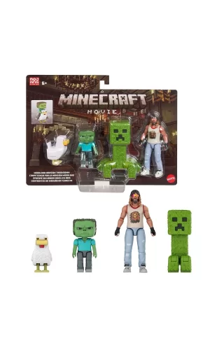 Jgg68 Minecraft Film Figürleri - Çoklu Paket