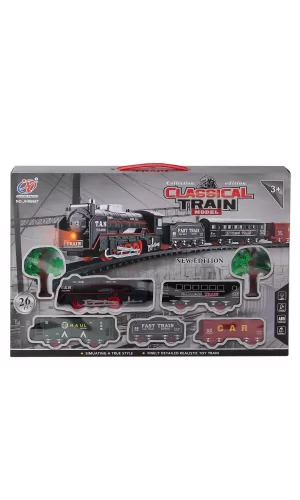 Jhx6687 Sesli Işıklı Tren 26 Parça