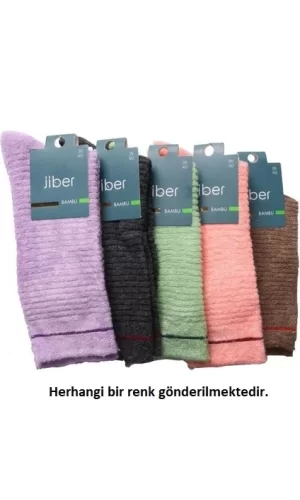 Jiber 6955 Bayan Bambu Ters Havlu Soket