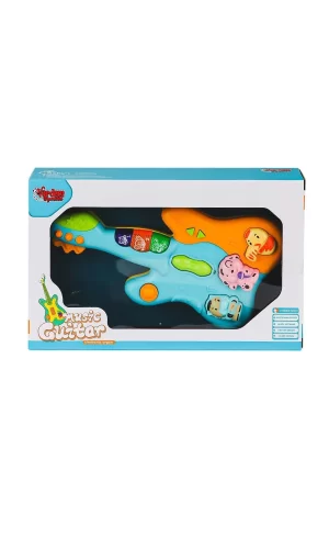 Jlg-855-34a Işıklı Ve Müzikli Gitar Bebek Pianosu -vardem Oyuncak