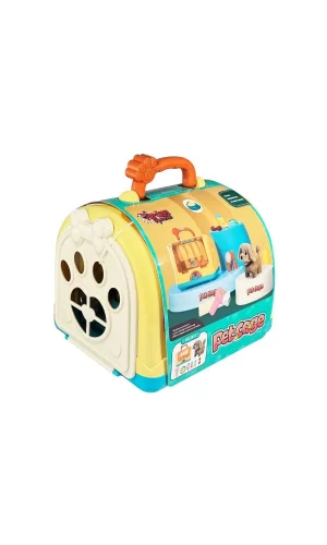 Jnd-3615 Taşıma Çantalı Hareketli Pilli Köpek Set (pet Shop) -vardem Oyuncak