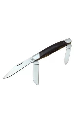 K-15 Falkon Üç Ağızlı / Üçlü Çakı 18 Cm - Ahşap Saplı, Manuel
