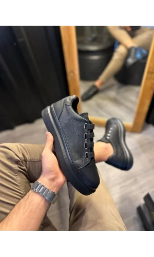 K&A Günlük Ayakkabı 521 Siyah (Siyah Taban)