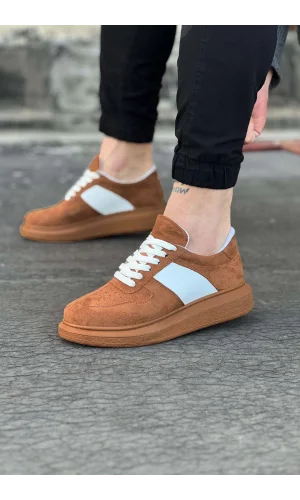 K&A  KA011 Taba Süet Erkek Casual Ayakkabı