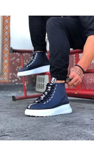 K&A  KA03 Lacivert Erkek Yarım Bilek Bot