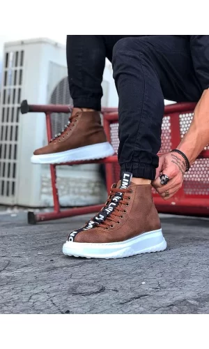 K&A  KA03 Taba Casual Erkek Yarım Bilek Bot