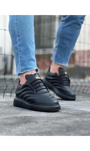 K&A  KA094 Kömür Cilt Erkek Casual Ayakkabı