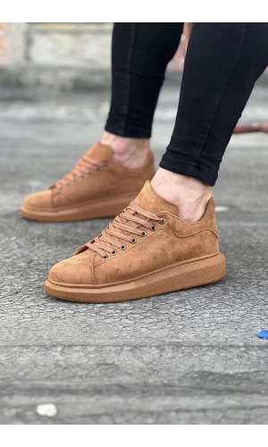 K&A  KA096 Taba Süet Günlük Erkek Casual Ayakkabı