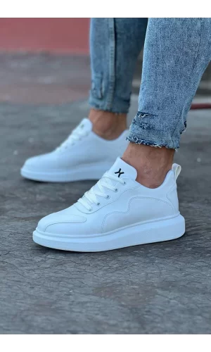 K&A  KA301 Beyaz Erkek Casual Ayakkabı