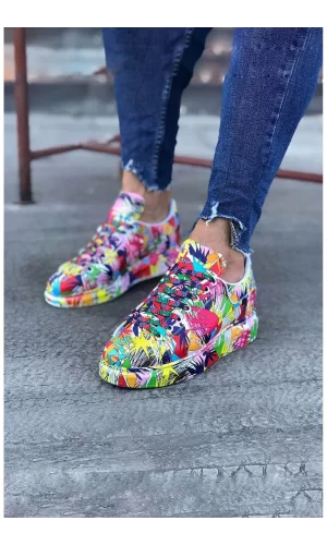 K&A  KA501 Çok Boyalı Erkek Casual Ayakkabı