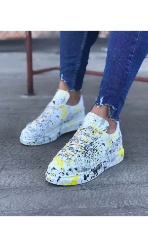 K&A  KA501 Sarı Renkli Erkek Casual Ayakkabı