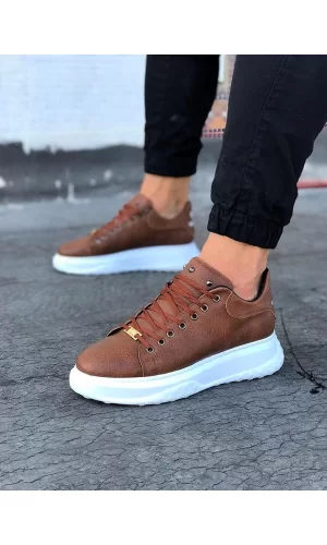 K&A  KA501 Taba Erkek Yüksek Taban Ayakkabı