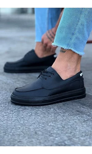 K&A  KA506 Kömür Erkek Saraclı Casual Ayakkabı