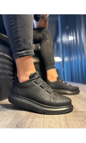 K&A Sneakers Ayakkabı 889 Siyah (Siyah Taban)