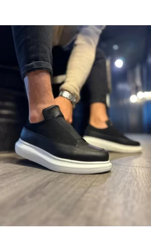 K&A Sneakers Ayakkabı 911 Siyah (Beyaz Taban)