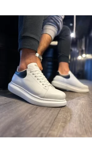 K&A Yüksek Taban Günlük Ayakkabı 043 Beyaz
