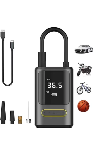 Ka-760 Kablosuz Oto Araç Mini 4000mah 150 Psı Işıklı Oto Hava Kompresörü