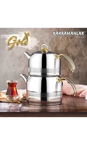 Kahramanlar Enza Mega Çaydanlık Gold Çaydanlık 1019G