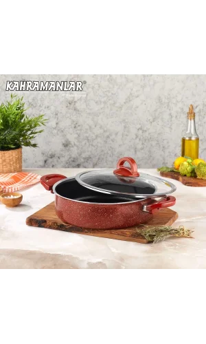 Kahramanlar Kiremit Basık Tencere 32cm