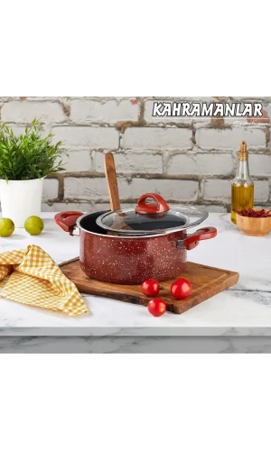 Kahramanlar Kiremit Derin Tencere 26cm