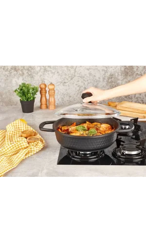 Kahramanlar Motto Basık Tencere 22cm 3531
