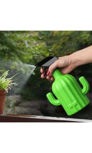 Kaktüs Görünümlü Plastik Bitki Sulama Mutfak Temizleyici Sprey Püskürtücü 1000 Ml