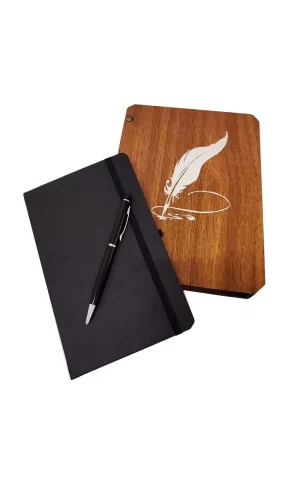 Kalem Ve Termo Deri Defter Set