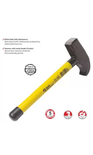 Kamyoncu Metal Saplı Çekiç 1000 Gr