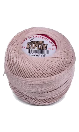 Kaplan Etamin Ve Kanaviçe İpi 8 No Kod/Renk: 302 - Royaleks