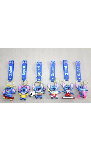 Karışık Stitch Silikon Anahtarlık