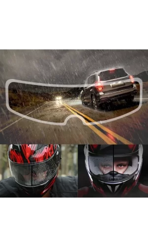 Kask Yağmur Kaydırıcı - Anti-sis Hidrofobik Film